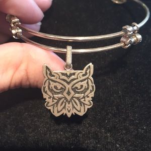 Angelica Owl Bangle Bracelet